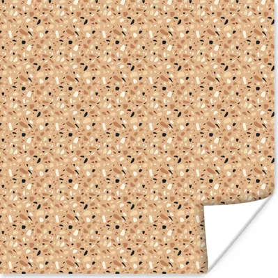 Produktbild von MuchoWow® Poster Muster - Struktur - Terazzo 50x50 cm - Wohnzimmerdekoration
