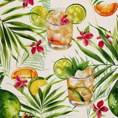 Produktbild von OUTDOOR DEKOSTOFFE OXFORD - Motiv Cocktail | DX8445