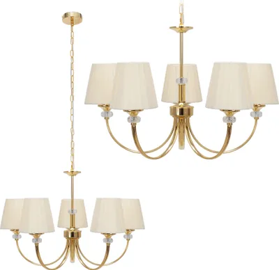 Produktbild von tooLight Pendellampe App1014-5Cp Kristall 5-Lichtquelle E14 15X68X43Cm
