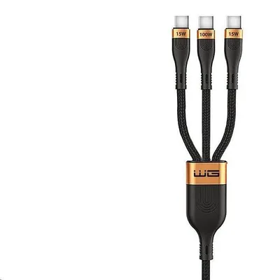 Obrázek produktu pro Winner Group 12173, 1,5 m, USB C, 3 x USB C, Černá