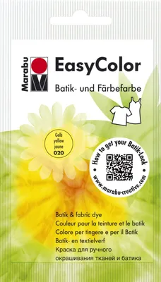 Obrázok produktu pre Marabu 173522020 Batika a farbivo "EasyColor" 25 g žltá