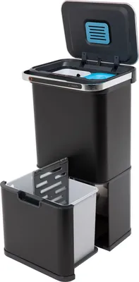 Produktbild von SVITA Sensor-Mülleimer 60L Aktivkohle- und Selbstreinigungs-Funktion Schwarz