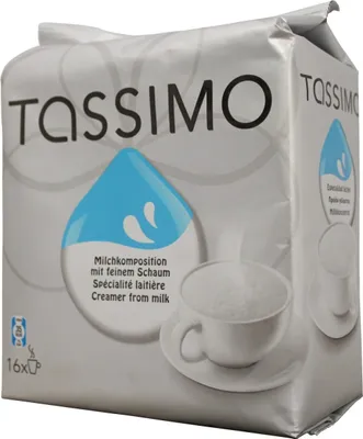Obrázok produktu pre Tassimo Zloženie mlieka s jemnou penou | 16 T diskov, kávové kapsule