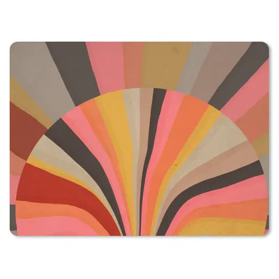 Produktbild von MuchoWow® Mauspad Mousepad Abstrakt -Kunst -Formen 23x19 cm - Mousepads - Maus Mat - Pad - Mausunterlage - Schreibtischunterlage - Mauspad