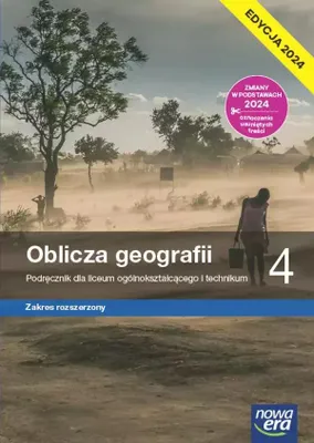Zdjęcie produktu dla WSiP Oblicza geografii 4. Podręcznik. Zakres rozszerzony. Edycja 2024, Edukacyjny, Polski, Broszurowa okładka, 304 stron(y)