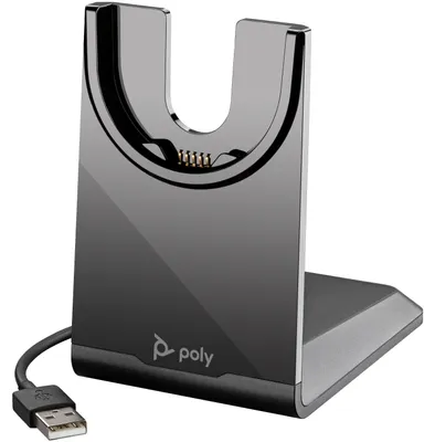 Produktbild von HP Poly Voyager USB-A Ladestation für Headsets, Schwarz