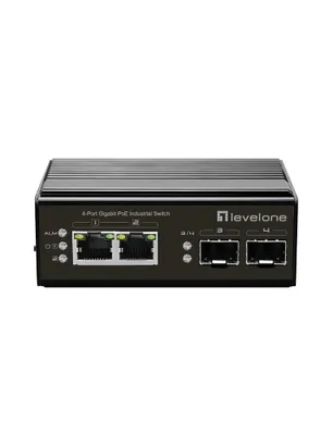 Produktbild von LevelOne IGP-0432, Unmanaged, Gigabit Ethernet (10/100/1000), Power over Ethernet (PoE)