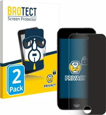 Produktbild von 2x BROTECT Sichtschutzfolie für Apple iPod Touch (Gen.5/6/7) Anti-Spy Privacy Sichtschutz Blickschutz Folie Blaulicht-Schutz