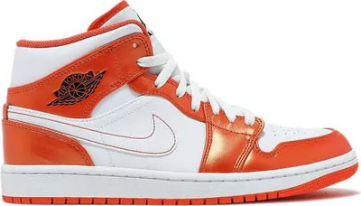 Produktbild von Air Jordan 1 Mid Metallic Orange - EU: 40.5