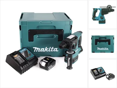 Produktbild von Makita DHR 242 RG1J Akku Bohrhammer 18V 2,0J SDS-plus Brushless + 1x Akku 6,0Ah + Ladegerät + Makpac