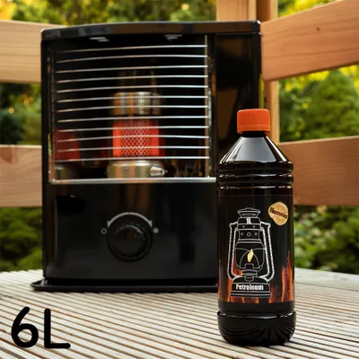 Produktbild von Petroleum für Petroleumheizung Petroleumofen Petroleumlampe Petroleumlampen Kamin Heizung Kerosin Reiniger Lampe Lampen Petrolium 6 Liter Flameup