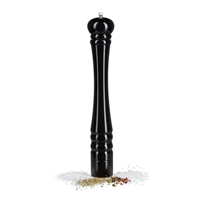 Produktbild von relaxdays 1 x Pfeffermühle Holz schwarz