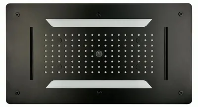 Produktbild von XXL-Regendusche Deckenbrause DPG5030 - Edelstahl - Schwarz, matt - LED-Beleuchtung - Deckeneinbau
