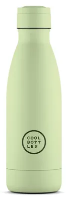 Produktbild von Cool Bottles - Trinkflasche aus Edelstahl - 350 ml - Pastel Green - 23,5 x 7 cm