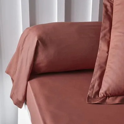 Immagine prodotto di Fata de perna, Oggi, federa Bocin, 45x185cm, 100% bumbac, maro teracota