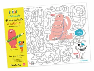Image de Set de plateaux de coloriage « Monstruleti », Moulin Roty