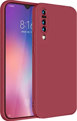Produktbild von Xiaomi Mi 9 Hülle, LaimTop Slim Liquid Silikon Gel Gummi Schutzhülle für Xiaomi Mi 9 Rot