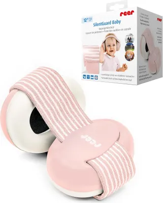 Produktbild von reer SilentGuard Baby Kapselgehörschutz, Weiblich, Stirnband, Rose, Einfarbig