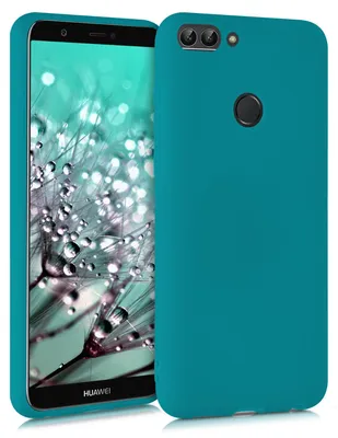 Produktbild von kwmobile Handyhülle für Huawei Enjoy 7S / P Smart (2017) Hülle - TPU Case - Kabelloses Laden - Schutzhülle Cover in Petrol matt