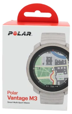 Produktbild von Polar Vantage M3, 3,25 cm (1.28"), AMOLED, Touchscreen, 32 GB, GPS, 53 g