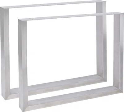 Produktbild von 2x Tischbeine Velden 90 cm edelstahl