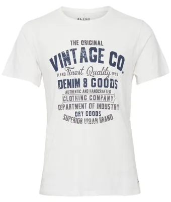 Produktbild von BLEND BHVadim Herren T-Shirt Kurzarm Shirt mit Print und Rundhalsausschnitt