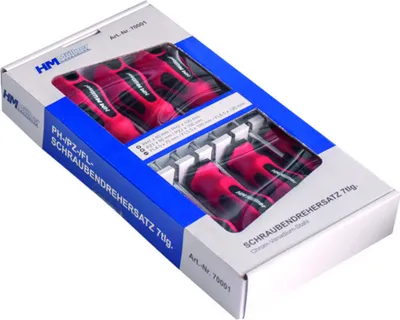 Produktbild von Schraubendreher-Satz PH-/PZ-FL 7-tlg.