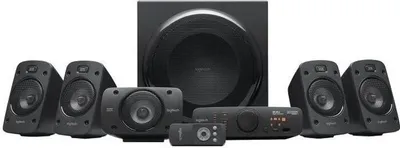 Produktbild von PC Lautsprecher, Logitech Z906, 5.1 Surround Sound, 500W, THX , Schwarz