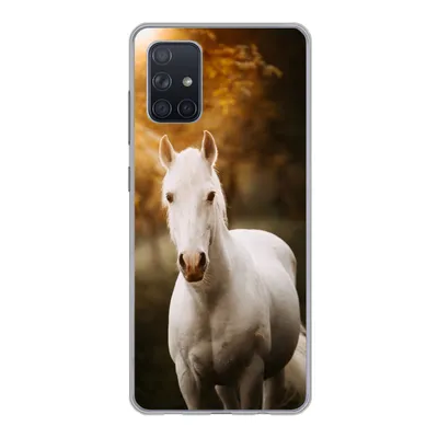 Produktbild von MuchoWow® Handyhülle Schutzhülle Hülle für Samsung Galaxy A51 5G Pferd - Licht - Sonne Silikon Softcase Handy Hülle - Abbildung