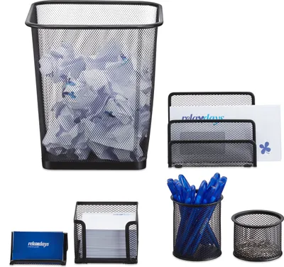 Obrázek produktu pro Relaxdays 4052025953096, Černá, Kov, 6 kusů
