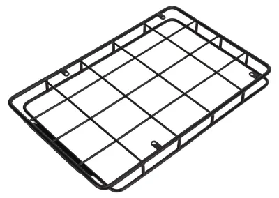Metall-Dachträger für 1/10 RC Crawler, schwarz, 230x148x21 mm