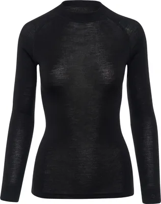 Produktbild von Thermowave Wolle Warmes Langarmshirt - Damen - Schwarz
