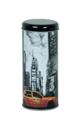 Produktbild von Kaffeepaddose Kaffeepad Dose Vorratsdose Kaffee Pulver Bohnen mit New York Motiv, Design:1