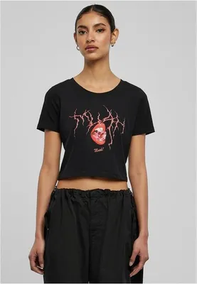 Obrázek produktu pro Pánské tričko Urban Classics Muah Cropped Tee black - XL