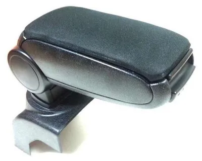 Immagine prodotto di Nuovo bracciolo centrale per VW (Volkswagen) Golf 5/6, Jetta 2005–2011 con rivestimento in tessuto nero