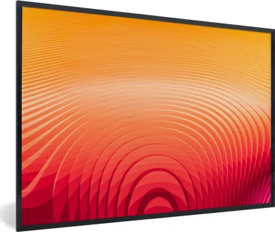 Produktbild von MuchoWow® MuchoWow® Gerahmtes Poster Ring-Effekt 90x60 cm - Poster mit zchwarzem Bilderrahmen - Fotorahmen - Foto-Plakat