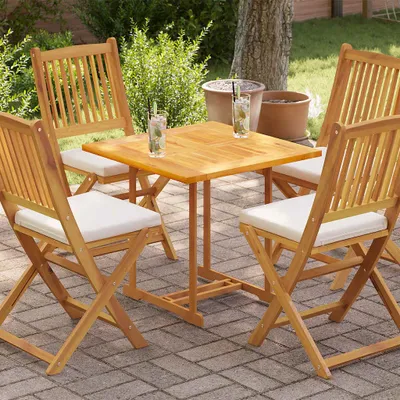 Produktbild von vidaXL Tischplatte Massivholz Teak 70×70×2,5 cm
