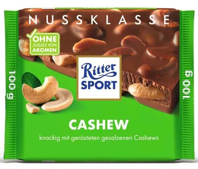 Image de Ritter Sport Nut Class 100g Noix de cajou