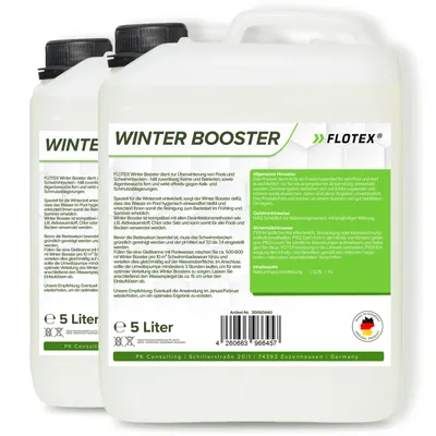 Produktbild von FLOTEX® Winter Booster 2x5L Pool Wintermittel Überwinterungsmittel Algizid