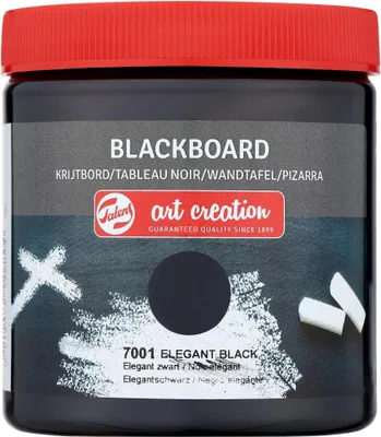 Obrázok produktu pre Talens tabuľová farba 250 ml elegantná čierna kriedová farba na vodnej báze
