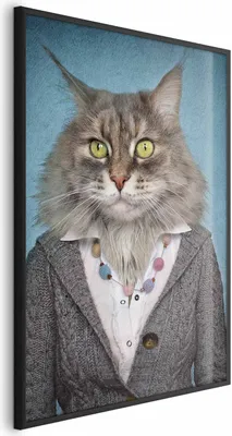 Produktbild von Posterpapier Poster - Lady Cat 40x60 cm Tiere g-B-0128-ao-a