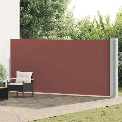 Obrázok produktu pre vidaXL Výsuvná bočná markíza 170x1200 cm hnedá