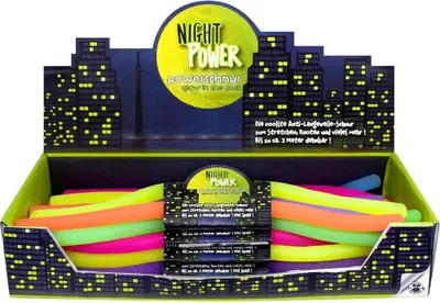Obrázok produktu pre TRENDHAUS 945341 Quetschfigur Powerschnur glow in the dar sortiert