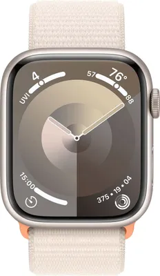 Produktbild von Apple WATCH Series 9 45mm GPS Aluminiumgehäuse Polarstern Sport Loop Polarstern