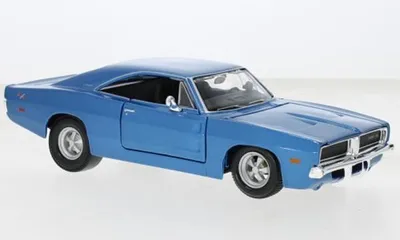Produktbild von Maisto MAI31256BLUE - 1/24 - Dodge Charger R/T, blau, 1969 - Neu