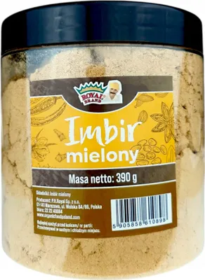Obrázok produktu pre Mletý zázvor vo veľkej, peknej, opakovane použiteľnej nádobe 390G