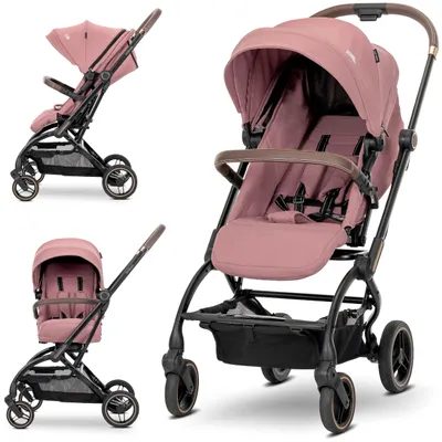 Produktbild von Kinderbuggy Lorelli Makaya mit 360° drehbarem Sitz bis 22 kg Rosa