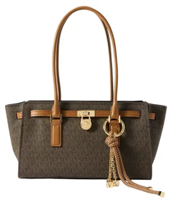 Imagen del producto de Michael Kors, bandolera Hamilton, diseño moderno, color marrón