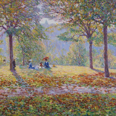 Obrázok produktu pre Wynford Dewhurst Art Print Obraz - Piknik, 1908 (40 x 40 cm)