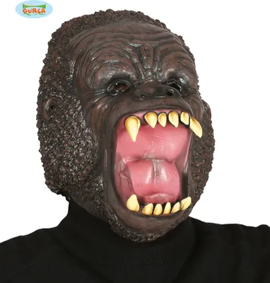 Produktbild von Gorilla Maske aus Latex für Erwachsene